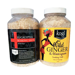 Wild Ginger & Eucalyptus Salt Duo 600g