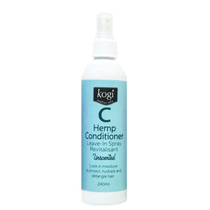 Unscented Hemp Detangler and Leave In Spray Conditioner - 240ml