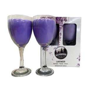 Lavender Wine Glass Set