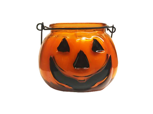 Jack O Lantern Globe  Pumpkin Spice Latte Candle