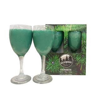 Evergreen Wine Glass Set